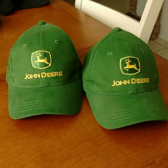 2 Kid John Deere ballcaps