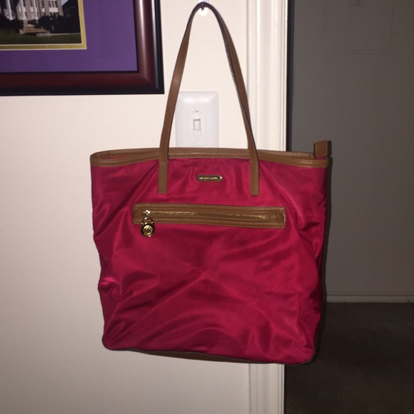 Red mk tote medium size