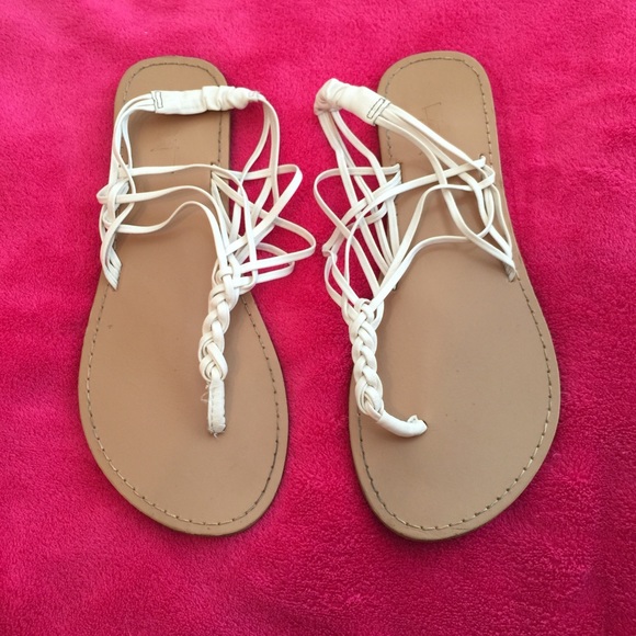 Braided Slingback Sandals