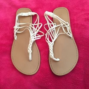 Braided Slingback Sandals