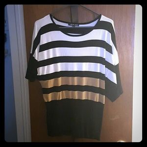 Cable & gauge blouse