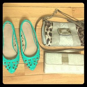 Express Teal Flats