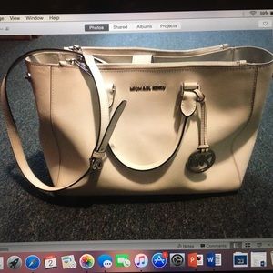 Michael Kors White Purse