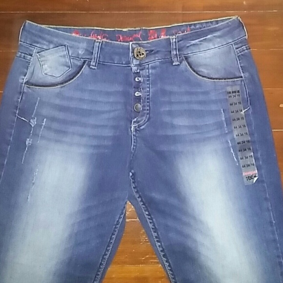 DESIGUAL Boyfriend Fit Jeans