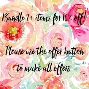 Bundle 2+ items for 10% off!