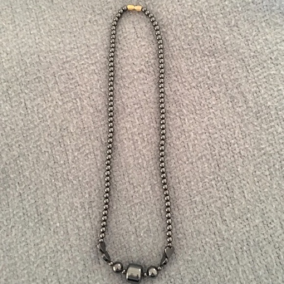 Handmade Hematite Necklace - Picture 3 of 4