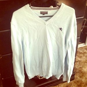 Men's express light blue sweater