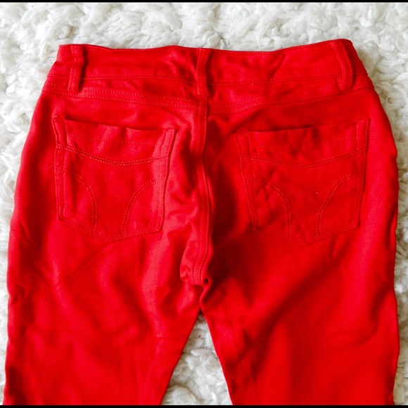 Red jeggings - Picture 3 of 3