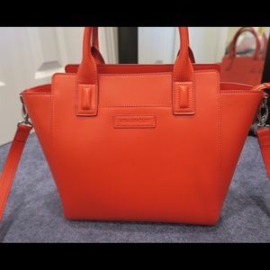 Vera Bradley Burnt Orange Satchel and Wristlet