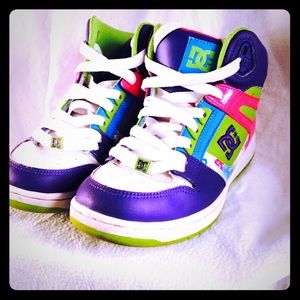 Neon Splatter Hi Top Fashion Kicks