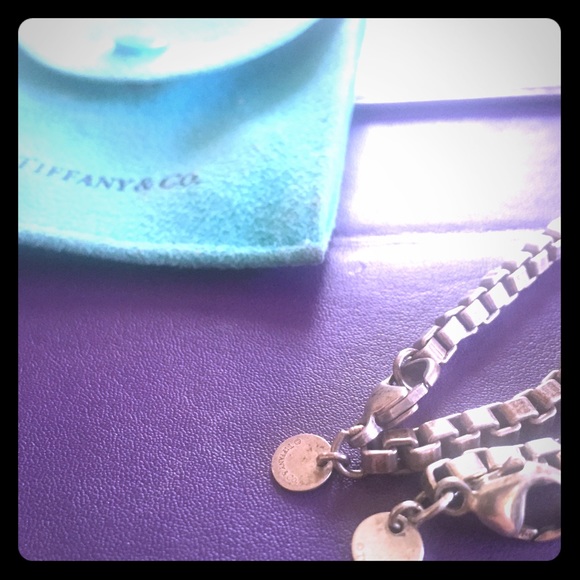 Tiffany Venetian Strlng Slvr Bracelet & Necklace