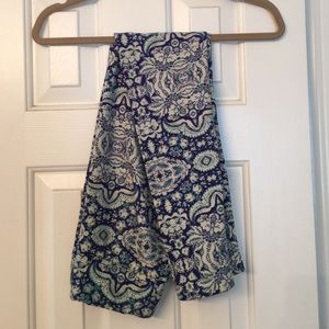 Lularoe One size leggings, blue/teal