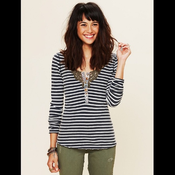 MUST GO! Free People Call Back Henley - Picture 1 of 4
