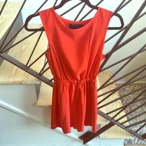 Red dress from Urban Outfitters