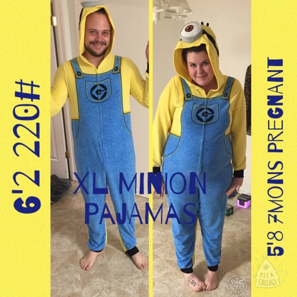 XL minion Jumpsuit pajamas