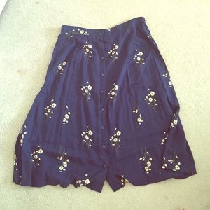 Vintage floral skirt size X-large