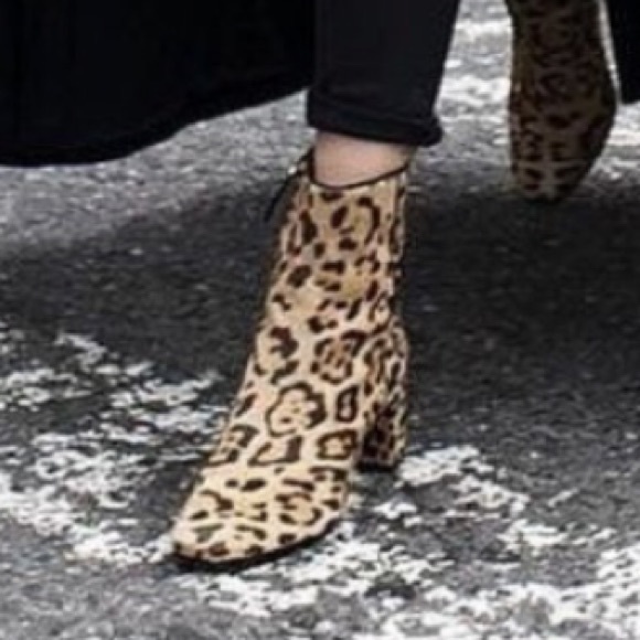 New Leopard ankle booties