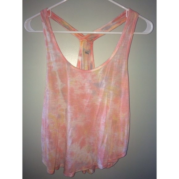Urban Outfitters Ecoté racerback tie-dye tank