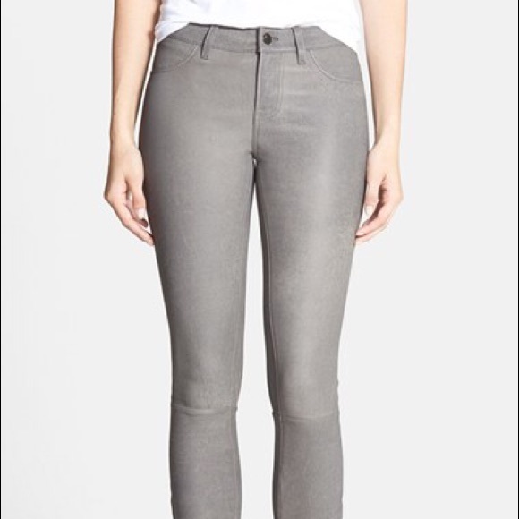 J Brand Pebbled Leather Pants