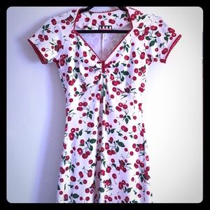 Pinup Girl Cherry print dress