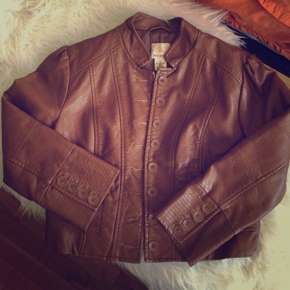 Arden B faux leather jacket