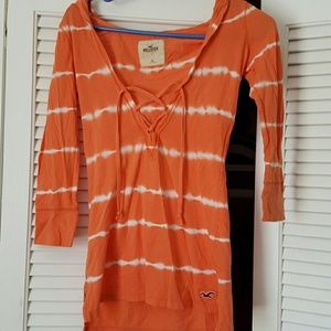 Hollister top with hoodie