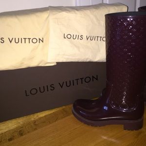 Louis Vuitton splash boots