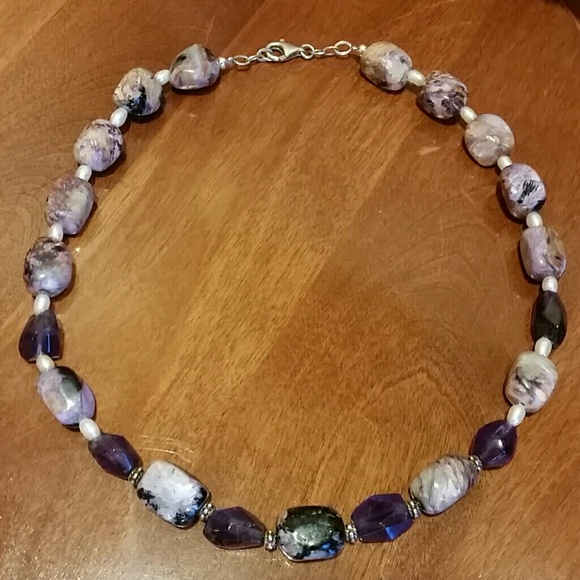 Jewelry - Amethyst Bead Necklace