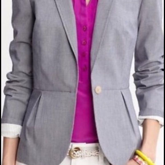 Banana Republic 4 Small Blazer Chic Spring Blue