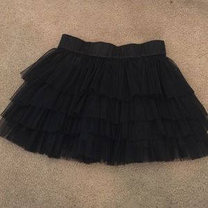 H&M black tutu skirt size 2