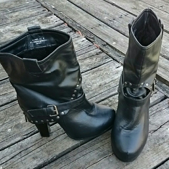 Black boots