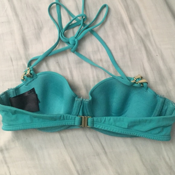 push-up turquoise bikini top - Picture 3 of 3