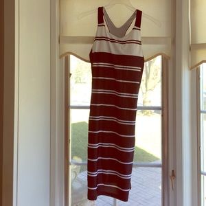 Athleta Stripe colorblock swim dress