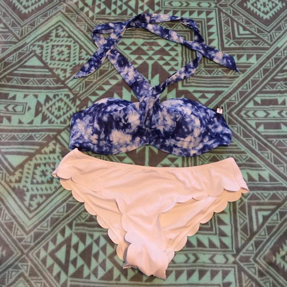 PINK tie dye swimsuit