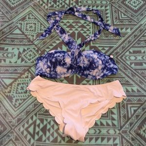 PINK tie dye swimsuit