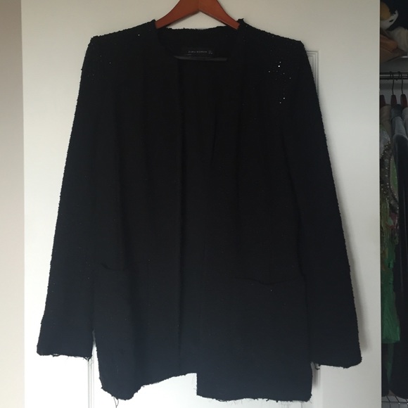Zara black cardigan/ blazer