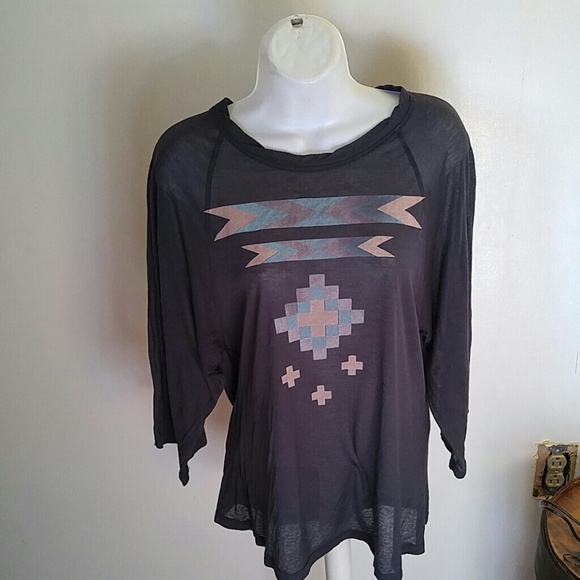 Wild Fox Aztec print shirt