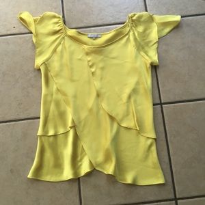 Bright Yellow versatile top