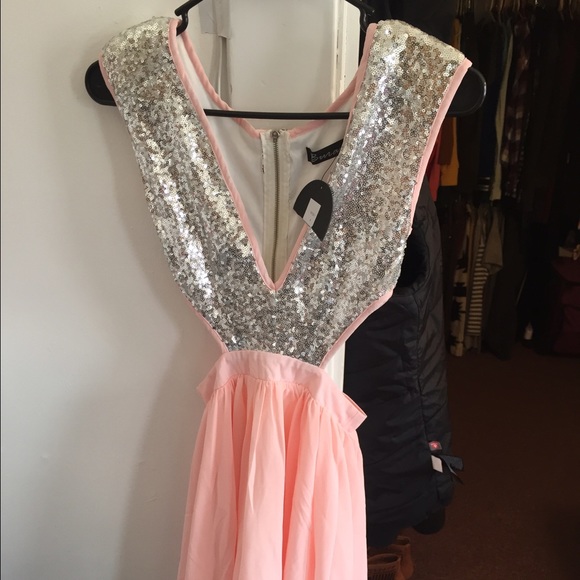 Sequins, Open sides dress