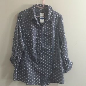 KUT polka dot shirt