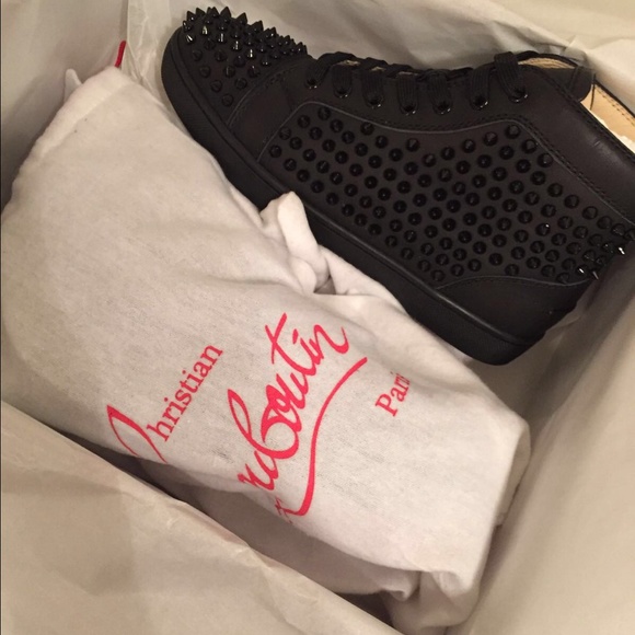 Authentic Loubs black on black with spikes. - Picture 2 of 4