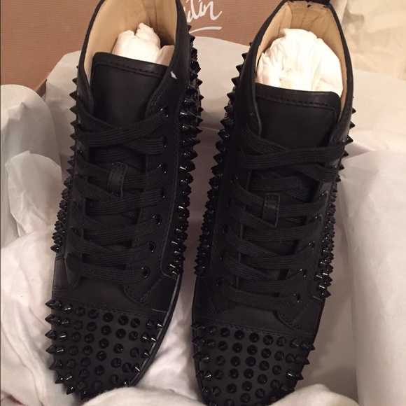 Authentic Loubs black on black with spikes. - Picture 3 of 4