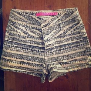 High Waisted tribal shorts