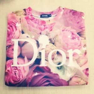 ROMWE Sweaters - Dior Floral Sweatshirt ROMWE Sweaters - Dior Floral Sweatshirt