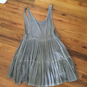 brandy Melville grey backless dress