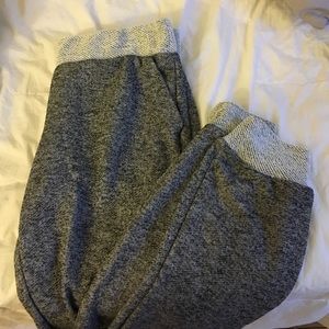 NWOT-Marled Grey Terry Jogger Size M