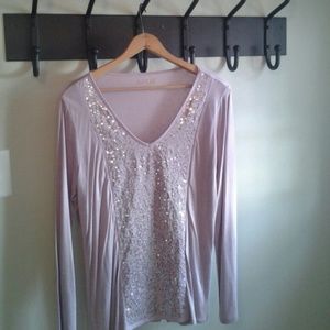 APT. 9  3/4 Length Sleve with Sequins