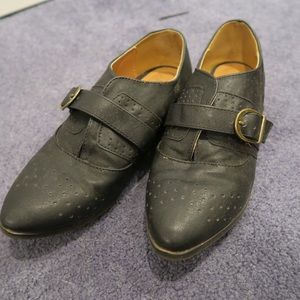 Charlotte Russe Pointed Toe Oxfords