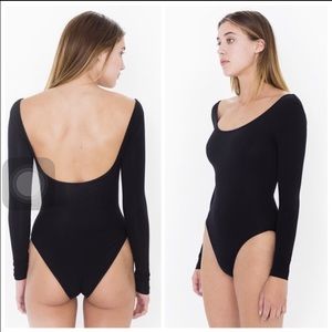American Apparel U back bodysuit