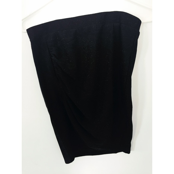 H&M sparkling black bodycon skirt